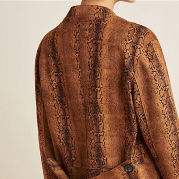 Anthropologie BLANKNYC Renegade Snake Printed Blazer Jacket S - Picture 9 of 12